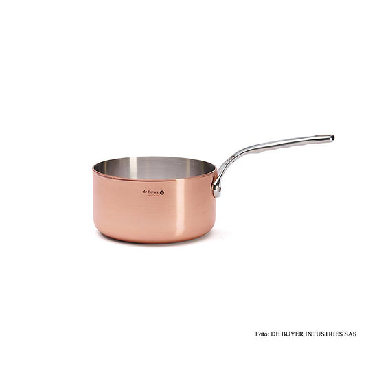 Inocuivre kastrull med handtag, koppar, rak, ø 18 cm, de Buyer (6406.18), 1 st