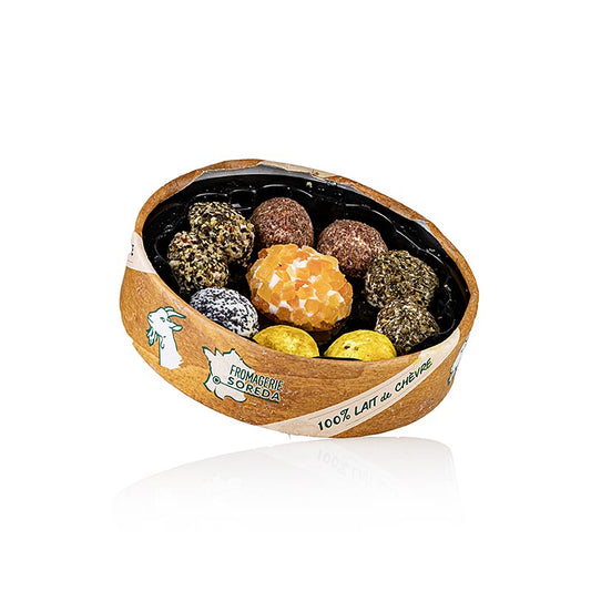Micro-Pics Chevre, färskostpraliner av getmjölk med papaya, örter och kryddor, 115 g