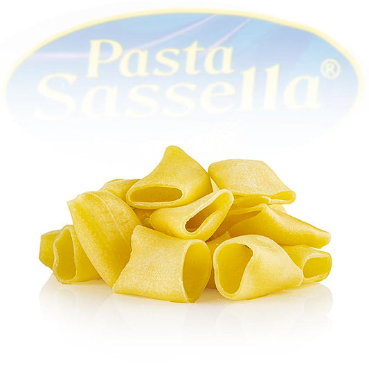 Färska paccheri, stora rörformade nudlar, Pasta Sassella, 300 g