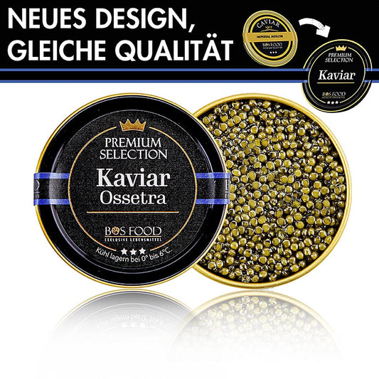 CHEF FOOD Premium Selection - Ossetra (gueldenstaedtii), akvakultur, utan konser, 50 g