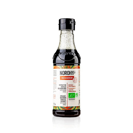 Valrhona Norohy – Vaniljextrakt från Madagaskar, med frön, ekologiskt, 225 ml