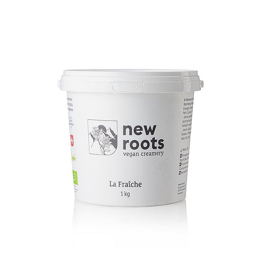 vegansk crème fraîche, cashewbas, new roots, ekologisk, 1 kg