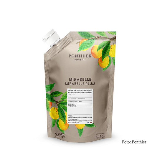 Ponthier mirabelpuré, från Lorraine, utan socker, 1 kg