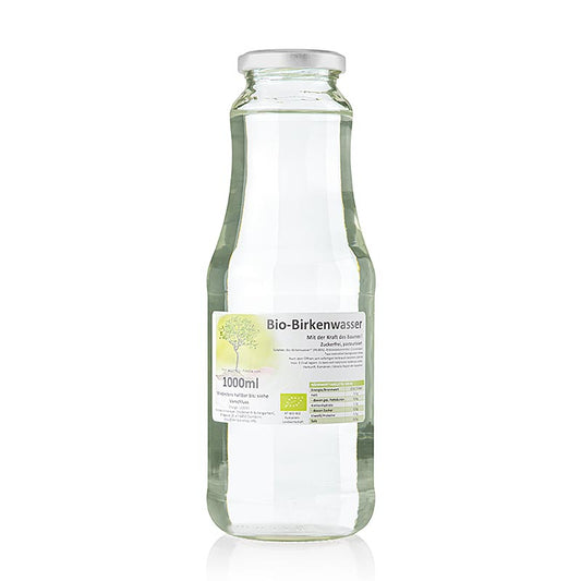 Björksaft, björkvatten, 100 % direktpressad saft, ekologisk, 1 l