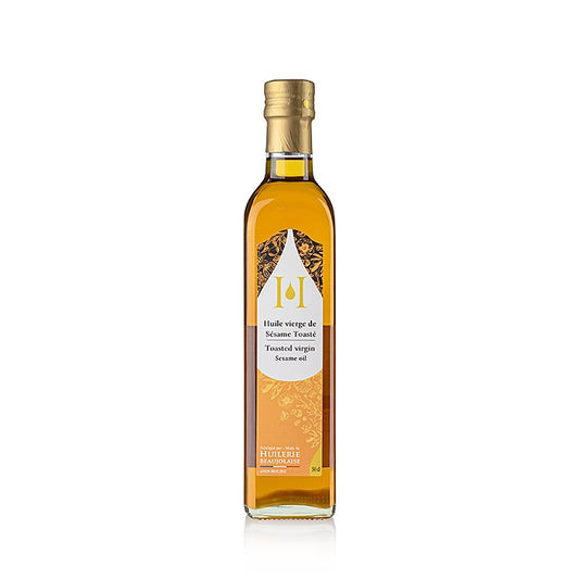 Sesamolja, jungfruolja, rostad, Huilerie Beaujolaise, ekologisk, 500 ml