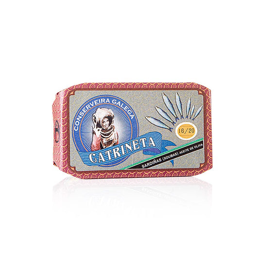 Sardiner, i olivolja, årgång 2025, Catrineta, Spanien, 115 g