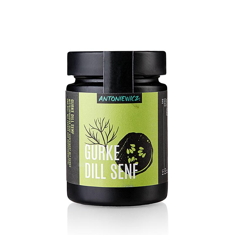 Heiko Antoniewicz – Gurka-dillsenap, medelstark senap med gurka och dill, 180 ml