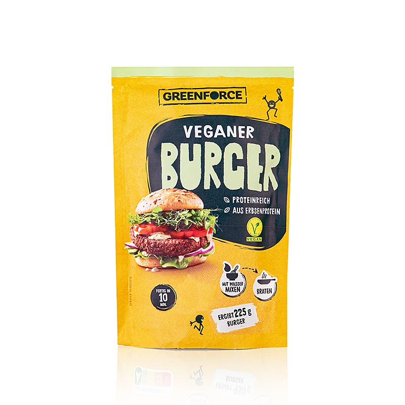 Greenforce-mix för veganska burgare, av ärtprotein, 75 g