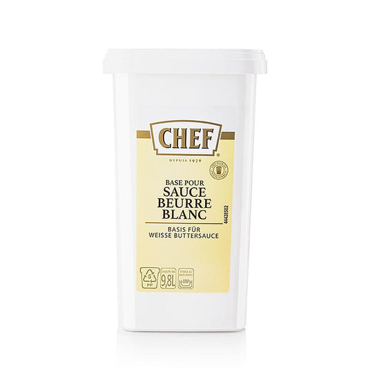 CHEF Beurre Blanc, vit smörsåsbas, pulver (för ca 9,8 l), 1,02 kg