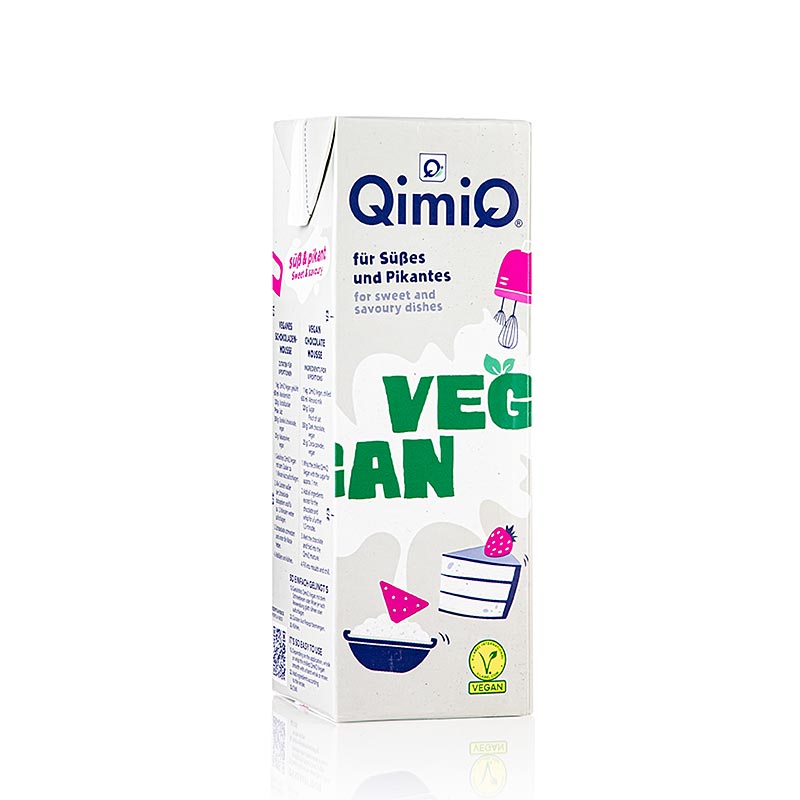 QimiQ VEGAN Whip i tetrapak, gräddbaserad, vispbar/NATUR, 1 kg