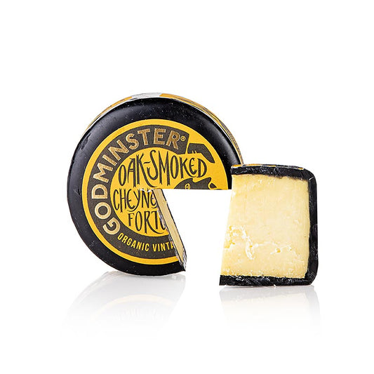 Smoked Cheyneys Fortune – rökt cheddar, hårdost, Godminster, ekologisk, 200 g
