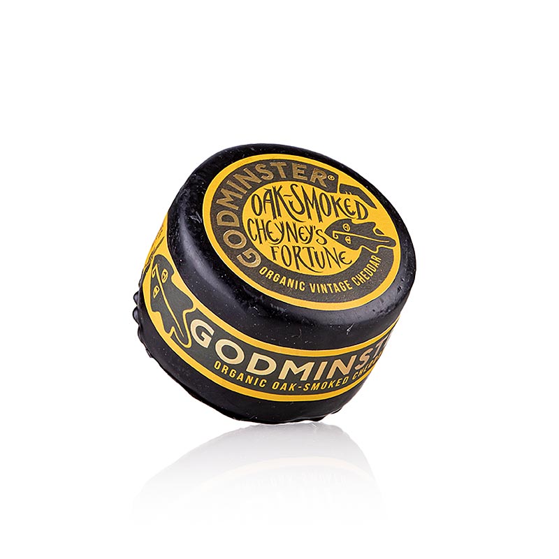 Smoked Cheyneys Fortune – rökt cheddar, hårdost, Godminster, ekologisk, 200 g