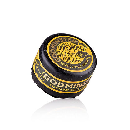 Smoked Cheyneys Fortune – rökt cheddar, hårdost, Godminster, ekologisk, 200 g