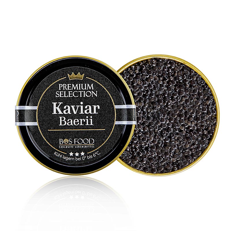 CHEF FOOD Premium Selection – Baerii-kaviar (baerii), akvakultur, utan konserver, 30 g