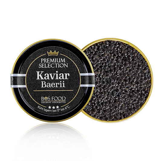 CHEF FOOD Premium Selection – Baerii-kaviar (baerii), akvakultur, utan konserver, 30 g