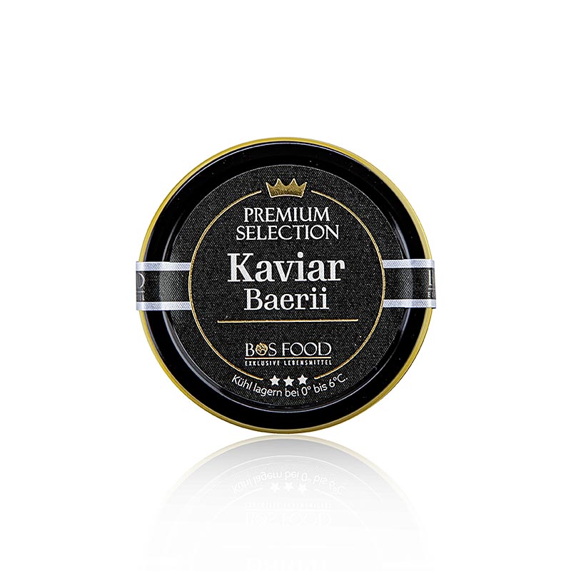 CHEF FOOD Premium Selection – Baerii-kaviar (baerii), akvakultur, utan konserver, 30 g