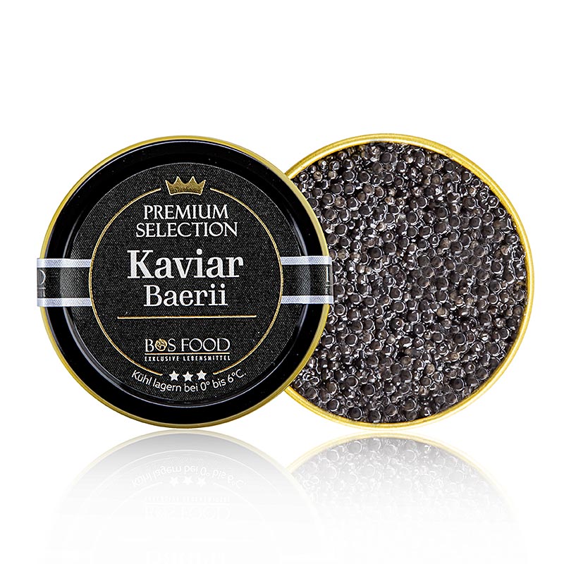 CHEF FOOD Premium Selection – Baerii-kaviar (baerii), odlad, utan konserveringsm, 50 g
