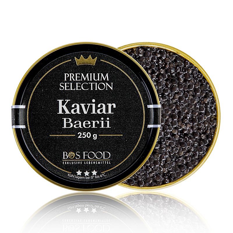 CHEF FOOD Premium Selection - Baerii-kaviar (baerii), odlad, utan konserveringsm, 250 g