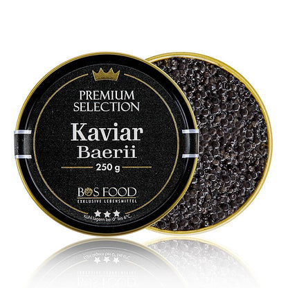 CHEF FOOD Premium Selection - Baerii-kaviar (baerii), odlad, utan konserveringsm, 250 g