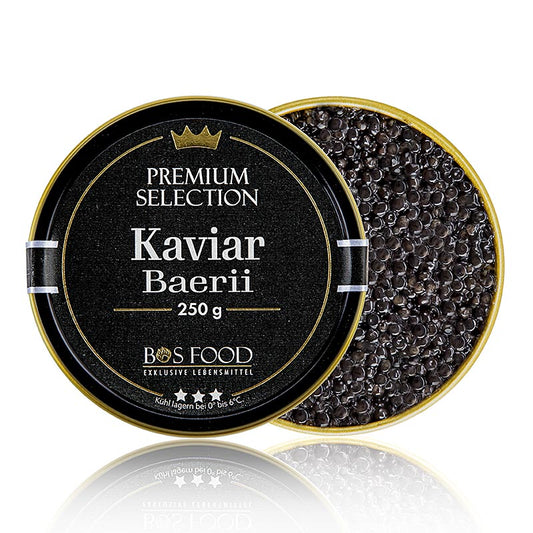 CHEF FOOD Premium Selection - Baerii-kaviar (baerii), odlad, utan konserveringsm, 250 g