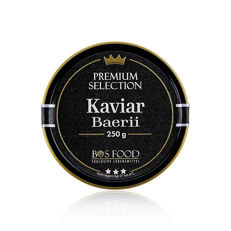 CHEF FOOD Premium Selection - Baerii-kaviar (baerii), odlad, utan konserveringsm, 250 g