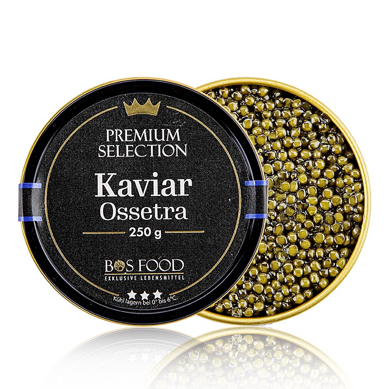 CHEF FOOD Premium Selection – Ossetra (gueldenstaedtii), akvakultur, utan konser, 250 g