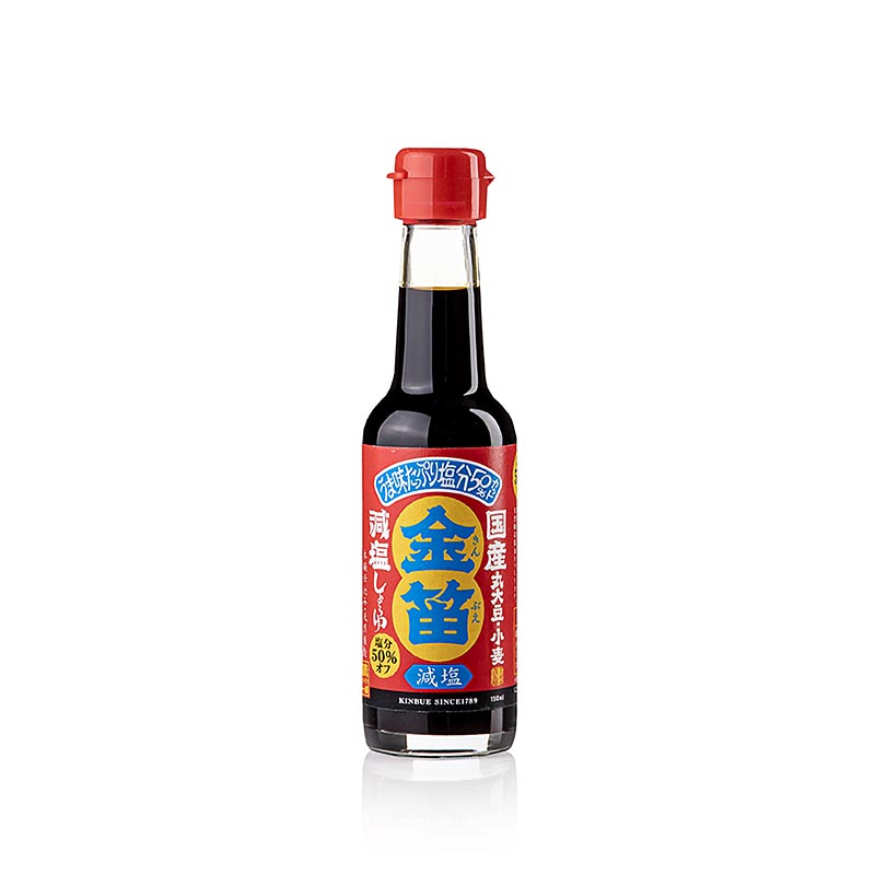 Genen-sojasås, Shoyu, saltreducerad, Fueki, Japan, 150 ml