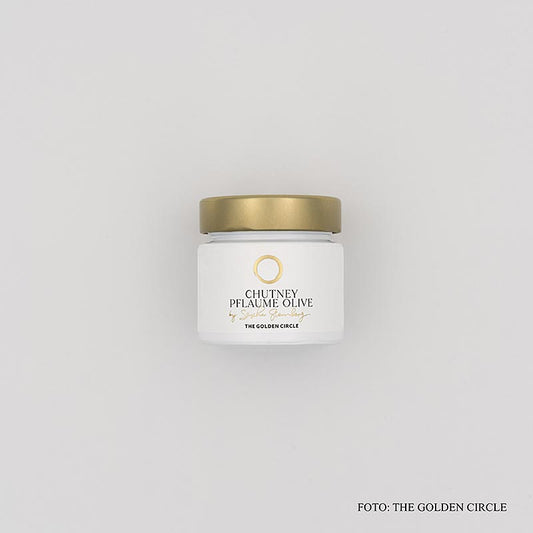 THE GOLDEN CIRCLE – Plommon-oliv-chutney, av Sascha Stemberg, 75 g