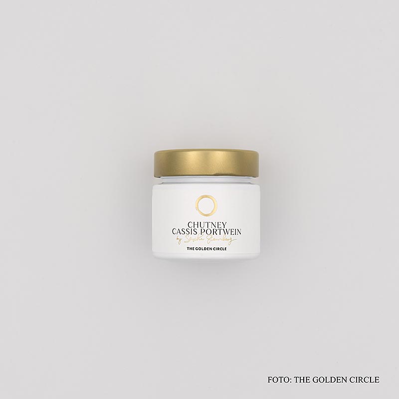 THE GOLDEN CIRCLE – Cassis-portvinschutney, av Sascha Stemberg, 75 g