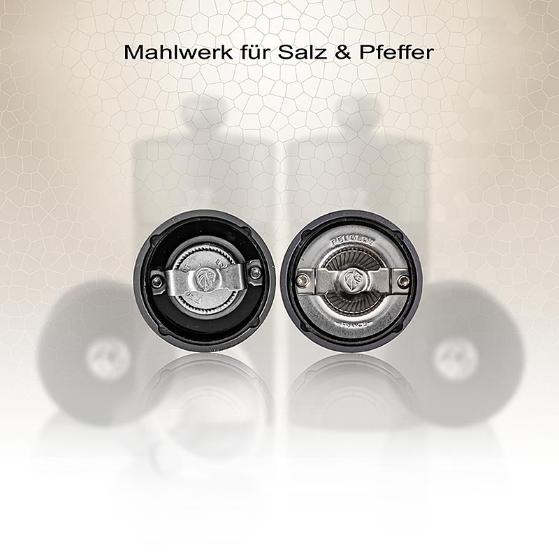 Salt- och pepparkvarn, NIGHT CHIC LINE, matt svart, 12 cm, 1 St