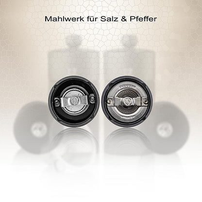 Salt- och pepparkvarn, NIGHT CHIC LINE, matt svart, 12 cm, 1 St