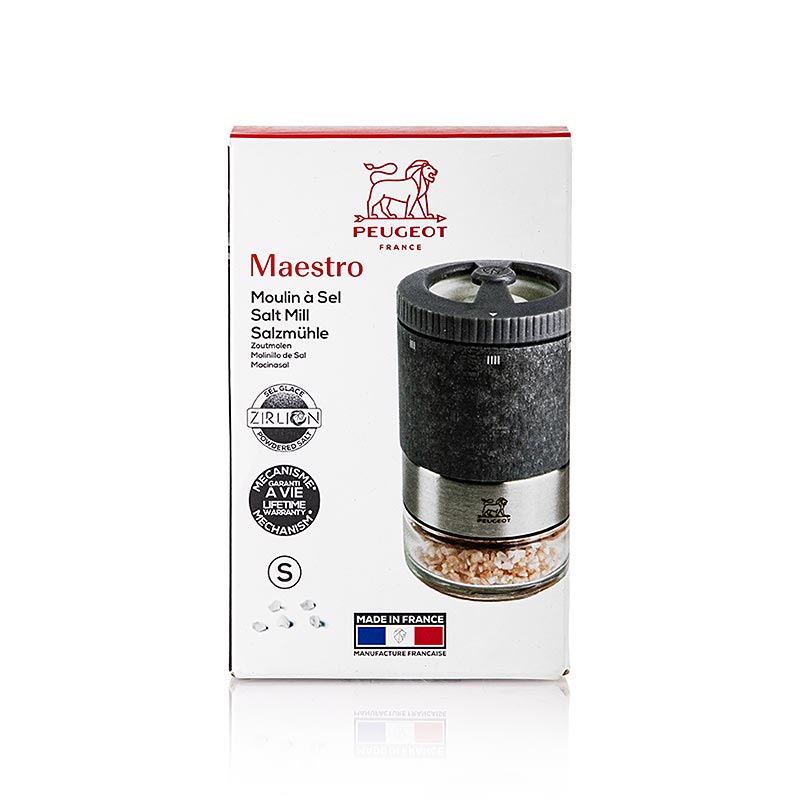 Saltkvarn MAESTRO U´SELECT, ljus grafit, 11 cm, 1 St