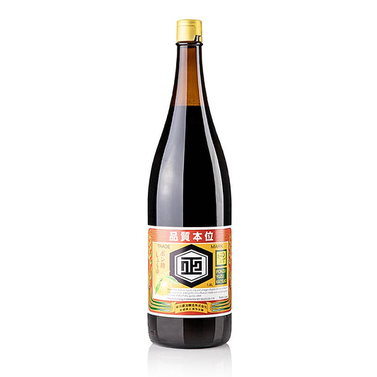 Yuzu Ponzu-sås – med citrusfruktjuice & katsuobushi, Shibanuma, Japan, 1,8 l