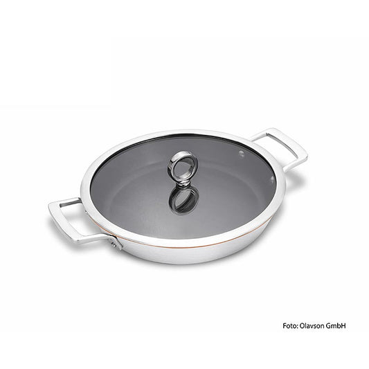 Olavson stekpanna med kopparbotten och lock, belagd, 26 cm, 1 St