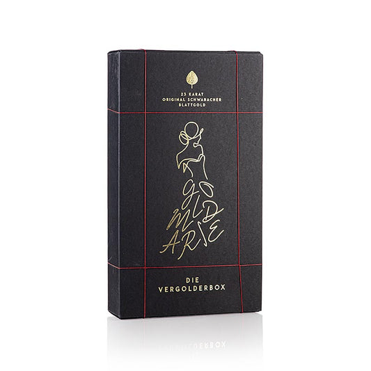 Starter Set Gourmet Gold (5 bladguld + 1 guldpulver + 1 specialpensel) 23 karat, 4 tlg.