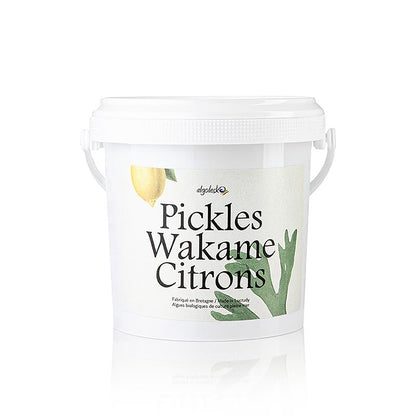 Pickles Wakame Citrons – wakame-alger med citron, Algolesko, ekologisk, 1 kg