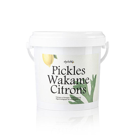 Pickles Wakame Citrons – wakame-alger med citron, Algolesko, ekologisk, 1 kg