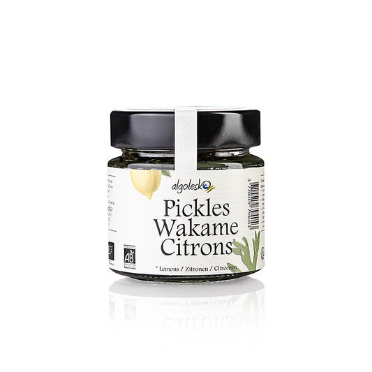 Pickles Wakame Citrons – Wakame-alger med citron, Algolesko, ekologisk, 110 g