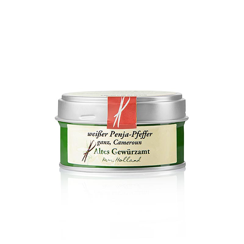 Vit Penja-peppar, hel, Kamerun, Altes Gewürzamt, 45 g