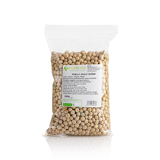 Gula ärtor, hela, torkade, Perrone, Italien, 500 g