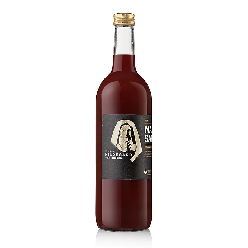 Svart mullbär, direktpressad juice, Hildegard von Bingen, Granar, ekologisk, 750 ml