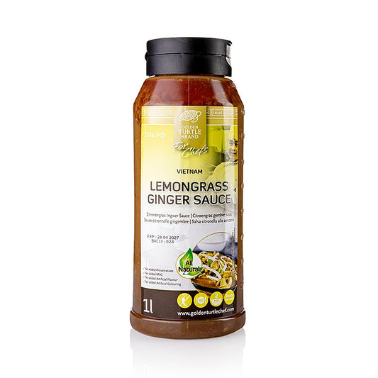 Citrongräs-ingefära såsbas, Golden Turtle, 1 l