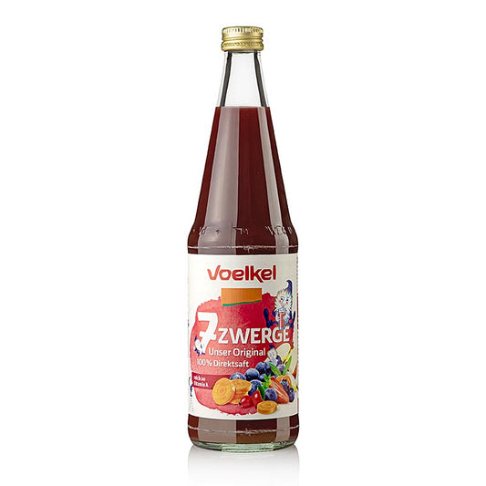 Voelkel "7 Zwerge" flerfruktjuice, ekologisk, vegansk, 700 ml