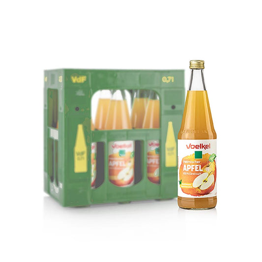 Voelkel inhemsk äppeljuice 100 % direktpressad, ekologisk, vegansk, 4,2 l