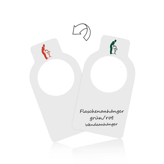 Wine Tags-flaskhalsetiketter för märkning av vinflaskor (OG), 500 st