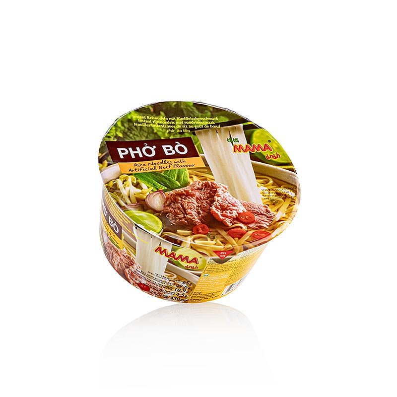 Pho Bo, snabbmatrisnudlar med nötköttssmak, Mama, 130 g