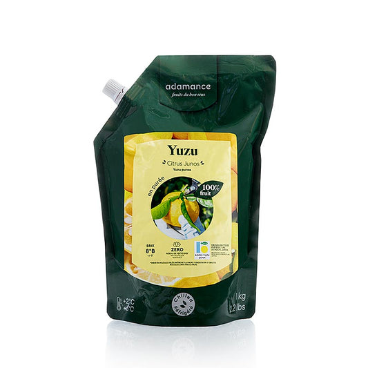 Adamance Yuzu-puré, osötad, pastöriserad, 1 kg